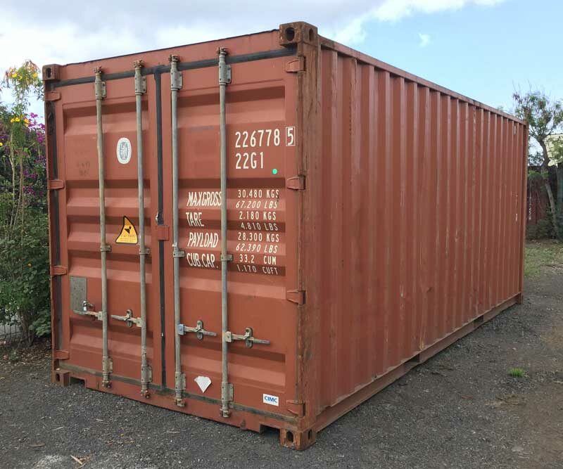 Container d'occasion 6m, 20'