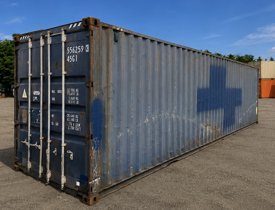 Conteneur maritime d'occasion 40 pieds High Cube